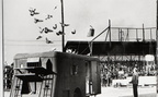 Flock of birds released at the Billion Gallon Day celebration December 14, 1944