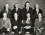 Eight Humble Oil employees are honored for 30 years of service in February, 1967