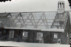 First Methodist Church in Pelly, under construction prior to the 1949 hurricane.