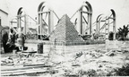 Goose Creek Library under construction in 1925