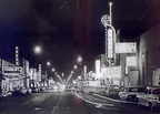 Texas Avenue at night