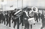 Lee Band in parade on Texas Avenue