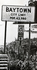 Baytown Population Sign, circa 1974