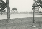 Tennis courts at Bowie Park, circa 1960s