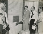 Fire Station No. 2. Dedication Marker, !954