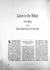 Listen to the Wind: Lee College and the Texas Department of Corrections